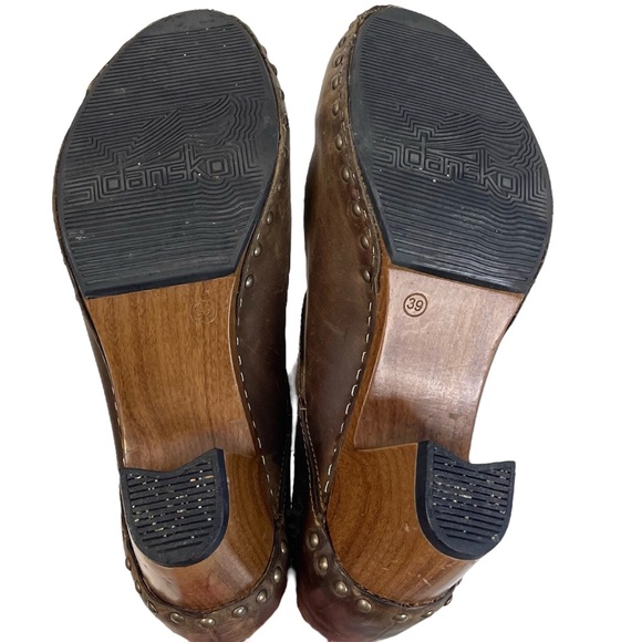 🎉 HP! ❤️ Dansko ‘Rihanna’ Brown Distressed Leather Booties - Picture 6 of 9